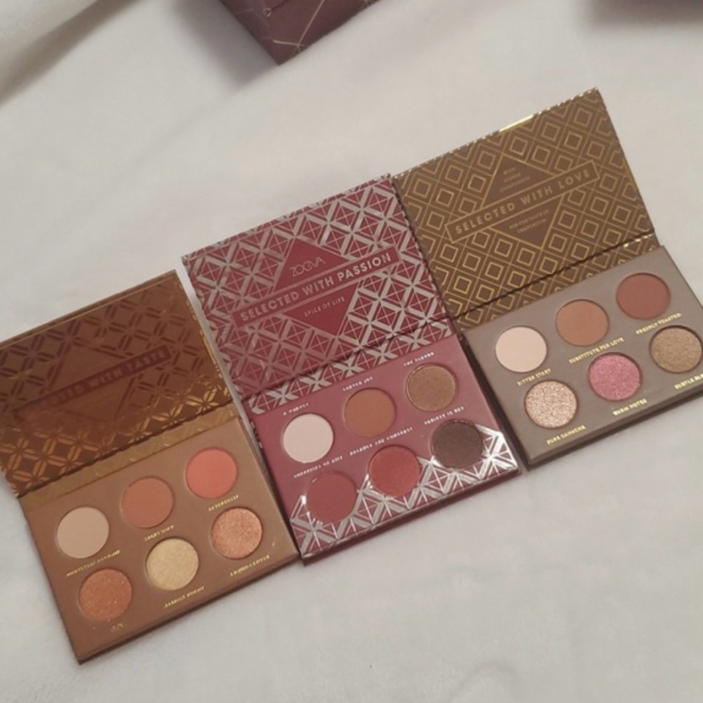 Zoeva Eyeshadow Plaisir Volume 2 Set of 3 Warm Tones